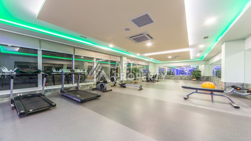 Меблированный дуплекс 2+1 в престижной резиденции района Кестель, 110 кв.м. - Ракурс 38