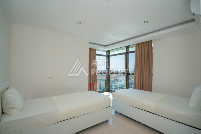 Меблированный дуплекс 2+1 в престижной резиденции района Кестель, 110 кв.м. - Ракурс 48