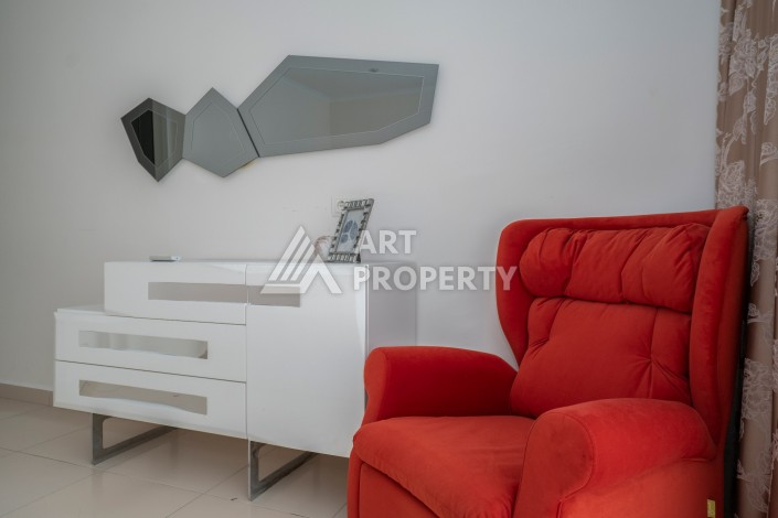 Меблированный дуплекс 2+1 в престижной резиденции района Кестель, 110 кв.м. - Ракурс 51