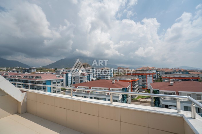 Меблированный дуплекс 2+1 в престижной резиденции района Кестель, 110 кв.м. - Ракурс 53