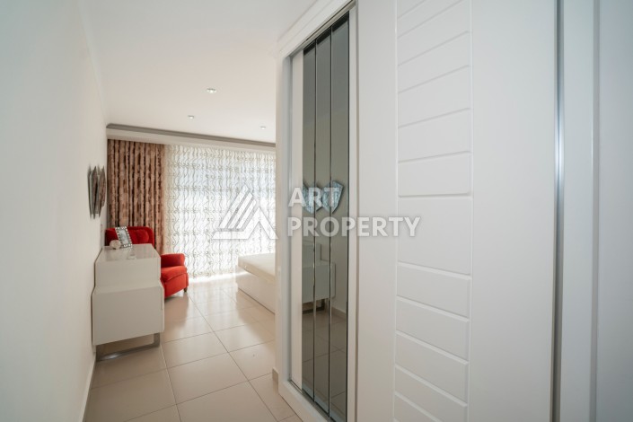 Меблированный дуплекс 2+1 в престижной резиденции района Кестель, 110 кв.м. - Ракурс 56