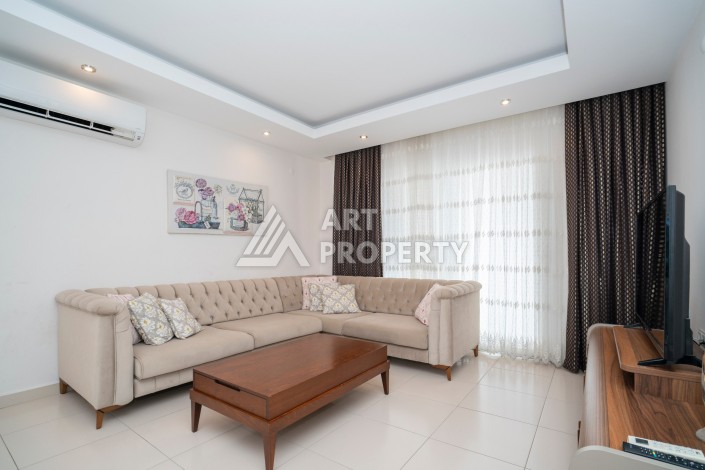 Меблированный дуплекс 2+1 в престижной резиденции района Кестель, 110 кв.м. - Ракурс 60