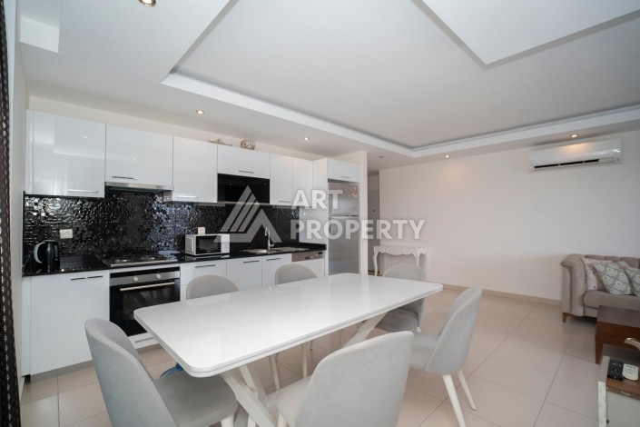 Меблированный дуплекс 2+1 в престижной резиденции района Кестель, 110 кв.м. - Ракурс 61