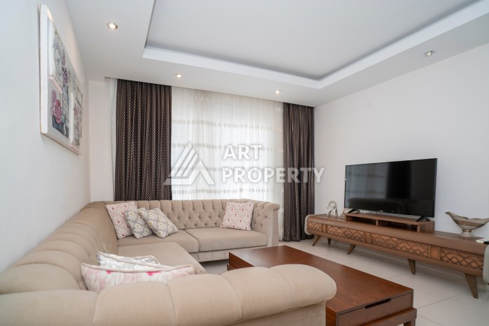 Меблированный дуплекс 2+1 в престижной резиденции района Кестель, 110 кв.м. - Ракурс 62