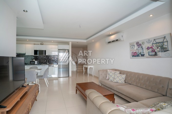 Меблированный дуплекс 2+1 в престижной резиденции района Кестель, 110 кв.м. - Ракурс 64