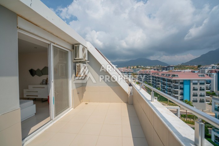 Меблированный дуплекс 2+1 в престижной резиденции района Кестель, 110 кв.м. - Ракурс 67