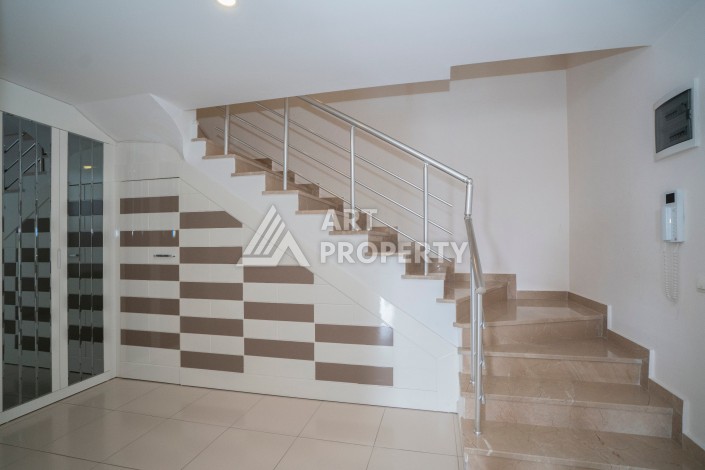 Меблированный дуплекс 2+1 в престижной резиденции района Кестель, 110 кв.м. - Ракурс 71