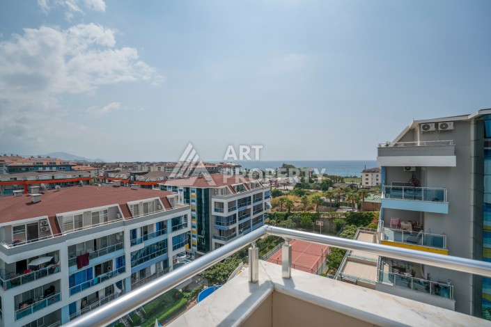 Меблированный дуплекс 2+1 в престижной резиденции района Кестель, 110 кв.м. - Ракурс 73