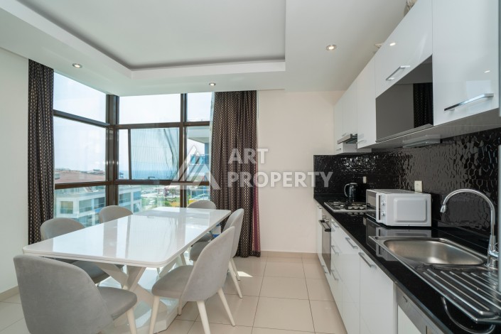 Меблированный дуплекс 2+1 в престижной резиденции района Кестель, 110 кв.м. - Ракурс 76