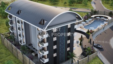 Новые квартиры 1+1 и 2+1 от 52 до 104 кв.м. в районе Оба, Аланья - Ракурс 2