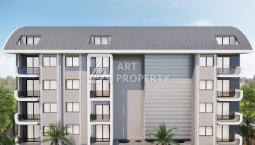 Новые квартиры 1+1 и 2+1 от 52 до 104 кв.м. в районе Оба, Аланья - Ракурс 4