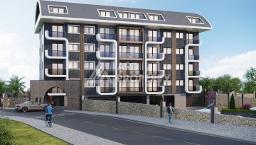 Новые квартиры 1+1 и 2+1 от 52 до 104 кв.м. в районе Оба, Аланья - Ракурс 6