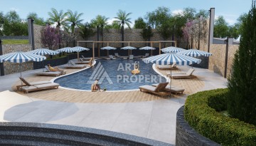 Новые квартиры 1+1 и 2+1 от 52 до 104 кв.м. в районе Оба, Аланья - Ракурс 9