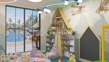 Новые квартиры 1+1 и 2+1 от 52 до 104 кв.м. в районе Оба, Аланья - Ракурс 10