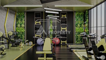 Новые квартиры 1+1 и 2+1 от 52 до 104 кв.м. в районе Оба, Аланья - Ракурс 13