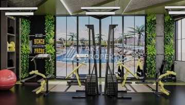 Новые квартиры 1+1 и 2+1 от 52 до 104 кв.м. в районе Оба, Аланья - Ракурс 16