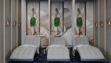 Новые квартиры 1+1 и 2+1 от 52 до 104 кв.м. в районе Оба, Аланья - Ракурс 17