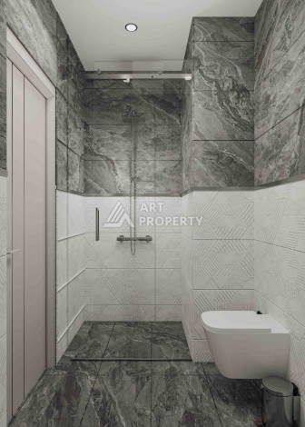 Новые квартиры 1+1 и 2+1 от 52 до 104 кв.м. в районе Оба, Аланья - Ракурс 19