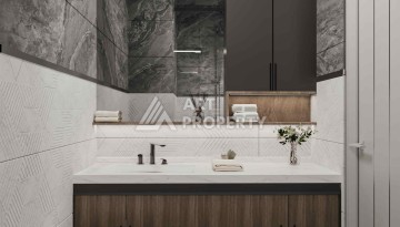 Новые квартиры 1+1 и 2+1 от 52 до 104 кв.м. в районе Оба, Аланья - Ракурс 22