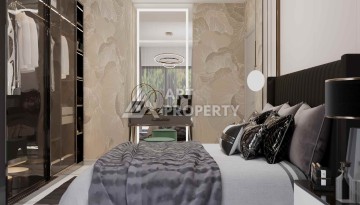 Новые квартиры 1+1 и 2+1 от 52 до 104 кв.м. в районе Оба, Аланья - Ракурс 23