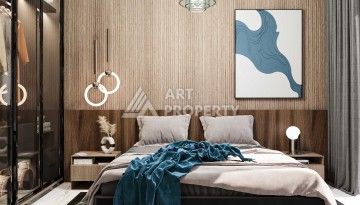 Новые квартиры 1+1 и 2+1 от 52 до 104 кв.м. в районе Оба, Аланья - Ракурс 28