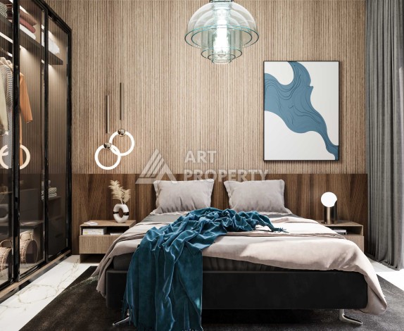 Новые квартиры 1+1 и 2+1 от 52 до 104 кв.м. в районе Оба, Аланья - Ракурс 27