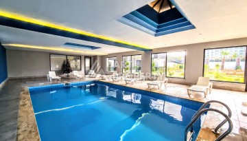 Двухуровневая квартира 2+1 с выходом в сад, 300 метров до моря в районе Каргыджак - Ракурс 4