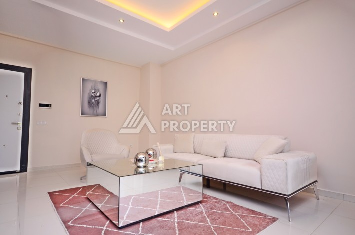 Двухуровневая квартира 2+1 с выходом в сад, 300 метров до моря в районе Каргыджак - Ракурс 6