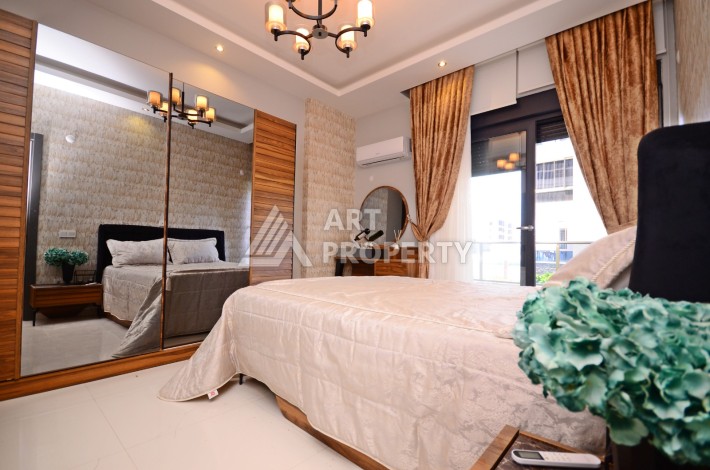 Двухуровневая квартира 2+1 с выходом в сад, 300 метров до моря в районе Каргыджак - Ракурс 18