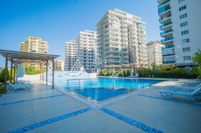 Квартира 2+1 с отдельной кухней в Махмутларе. Всего 400 метров до моря - Ракурс 29