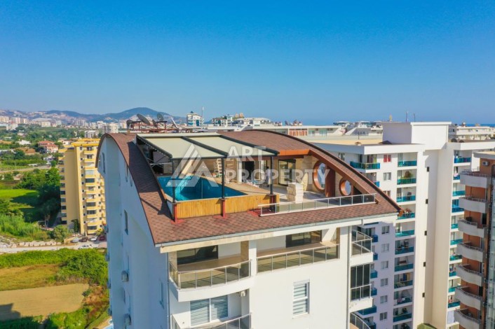 Квартира 2+1 с отдельной кухней в Махмутларе. Всего 400 метров до моря - Ракурс 32