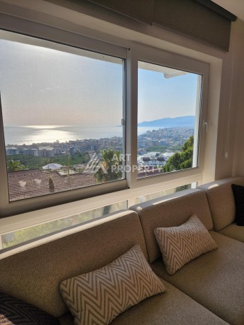 Уютная стильная вилла 3+1 с бассейном, 175 кв.м. Каргыджак, Алания - Ракурс 0