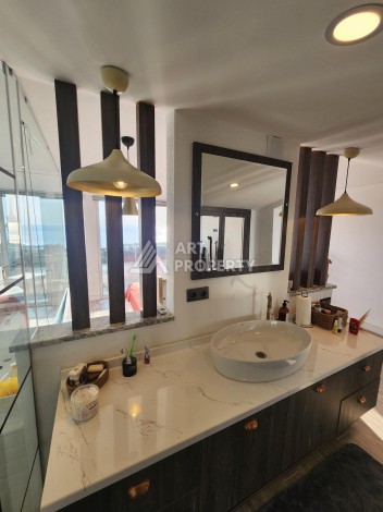 Уютная стильная вилла 3+1 с бассейном, 175 кв.м. Каргыджак, Алания - Ракурс 3