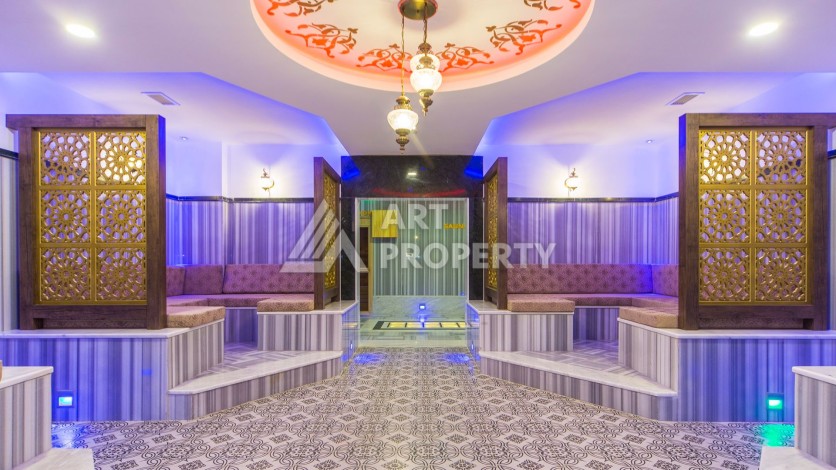 Двухуровневый пентхаус 2+1 в Кестеле всего в 200 метрах от моря - Ракурс 41