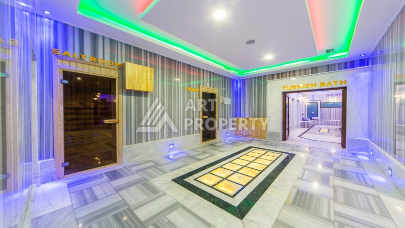 Двухуровневый пентхаус 2+1 в Кестеле всего в 200 метрах от моря - Ракурс 46