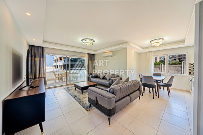 Меблированная квартира 2+1 в элитной резиденции, 95 кв.м. Авсаллар, Аланья - Ракурс 2