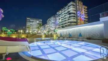 Меблированная квартира 2+1 в элитной резиденции, 95 кв.м. Авсаллар, Аланья - Ракурс 30