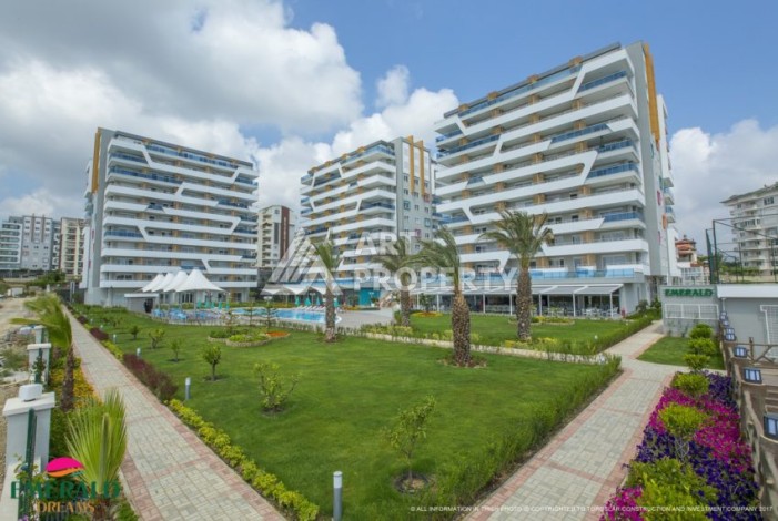 Меблированная квартира 2+1 в элитной резиденции, 95 кв.м. Авсаллар, Аланья - Ракурс 30