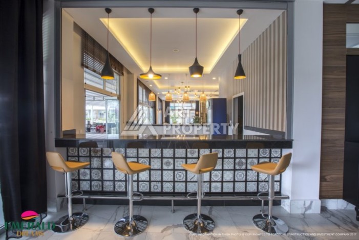 Меблированная квартира 2+1 в элитной резиденции, 95 кв.м. Авсаллар, Аланья - Ракурс 33