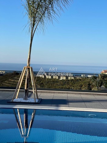 Роскошная вилла 3+2 с инфинити-бассейном и панорамным видом в Каргыджаке, 320 кв.м. - Ракурс 6