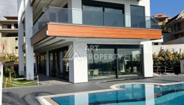 Роскошная вилла 3+2 с инфинити-бассейном и панорамным видом в Каргыджаке, 320 кв.м. - Ракурс 13