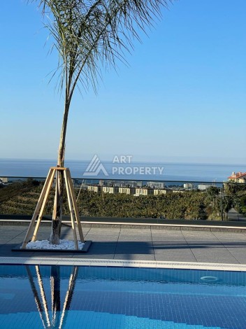 Роскошная вилла 3+2 с инфинити-бассейном и панорамным видом в Каргыджаке, 320 кв.м. - Ракурс 13