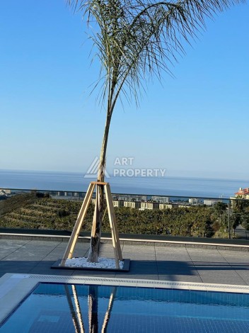 Роскошная вилла 3+2 с инфинити-бассейном и панорамным видом в Каргыджаке, 320 кв.м. - Ракурс 18