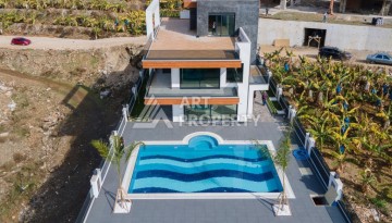 Роскошная вилла 3+2 с инфинити-бассейном и панорамным видом в Каргыджаке, 320 кв.м. - Ракурс 21