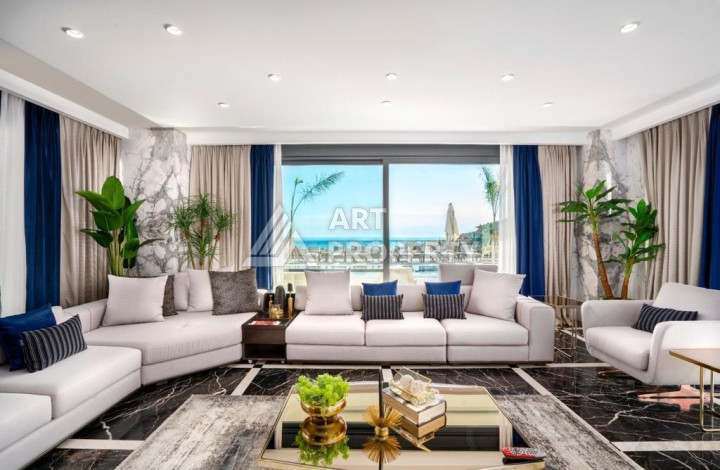 Роскошная вилла 3+2 с инфинити-бассейном и панорамным видом в Каргыджаке, 320 кв.м. - Ракурс 28