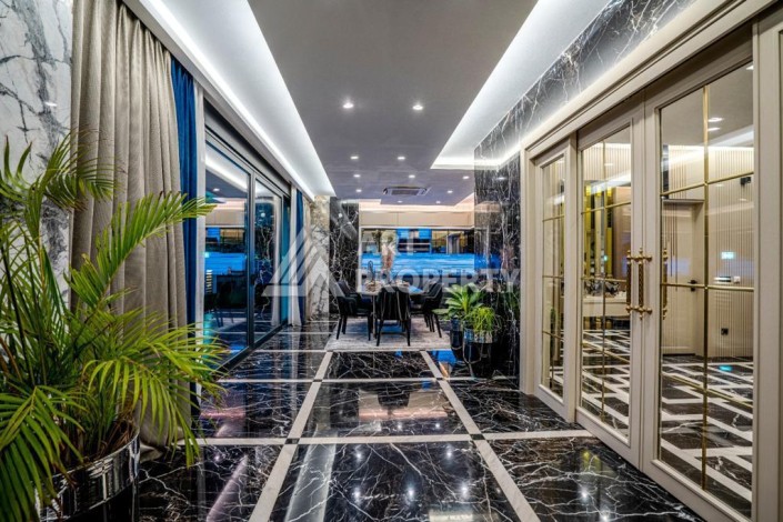 Роскошная вилла 3+2 с инфинити-бассейном и панорамным видом в Каргыджаке, 320 кв.м. - Ракурс 34