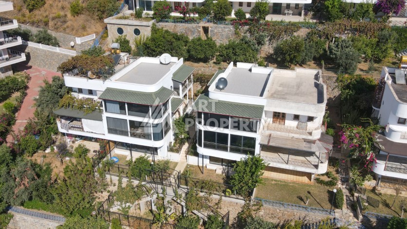 Просторная вилла 2+2 с панорамным видом на море в экологически чистом Демирташ - Ракурс 6