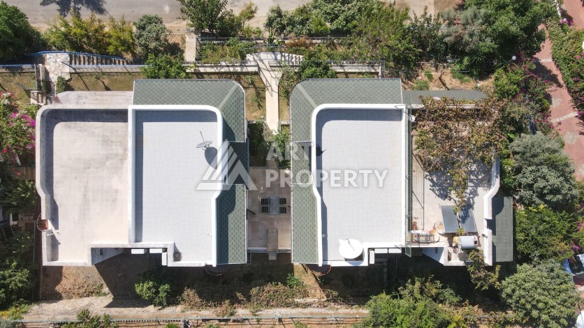 Просторная вилла 2+2 с панорамным видом на море в экологически чистом Демирташ - Ракурс 7