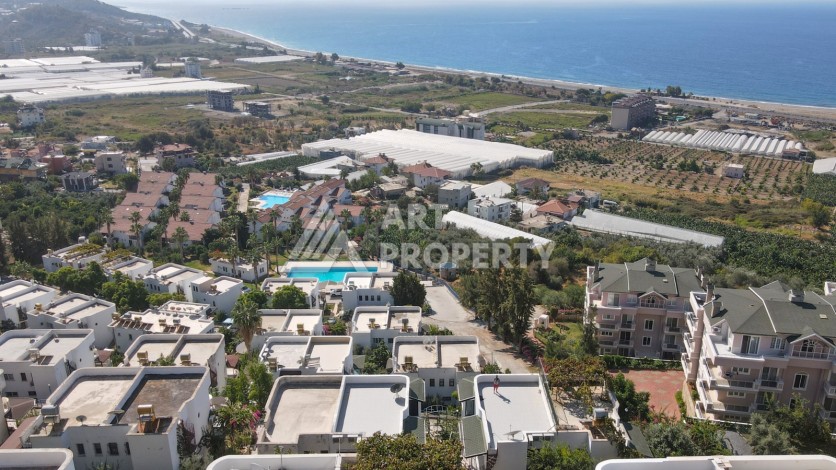 Просторная вилла 2+2 с панорамным видом на море в экологически чистом Демирташ - Ракурс 8