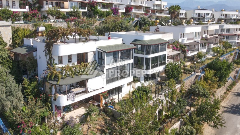 Просторная вилла 2+2 с панорамным видом на море в экологически чистом Демирташ - Ракурс 14